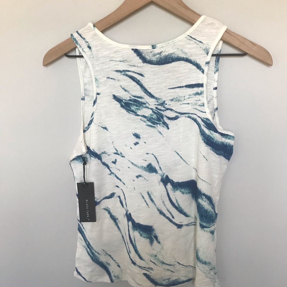 Dex Blue Tie Dye Tank NWT - Picture 2 of 4